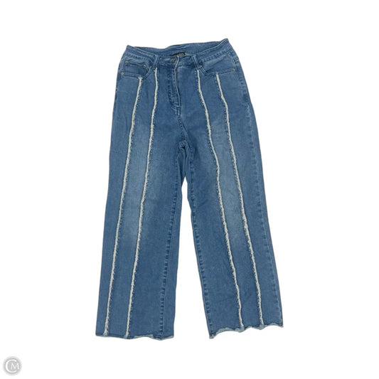 Jeans Straight By Multiples In Blue Denim, Size: 6