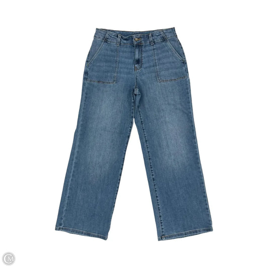 Jeans Wide Leg By Falls Creek In Blue Denim, Size: 12