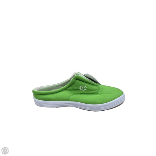 Shoes Sneakers By Champion In Green, Size: 9