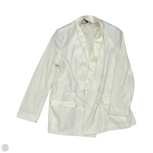 Blazer By Express In Cream, Size: Xl