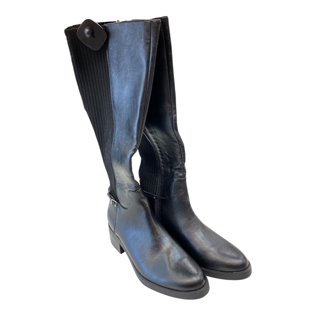 Boots Knee Heels By Life Stride In Black, Size:10