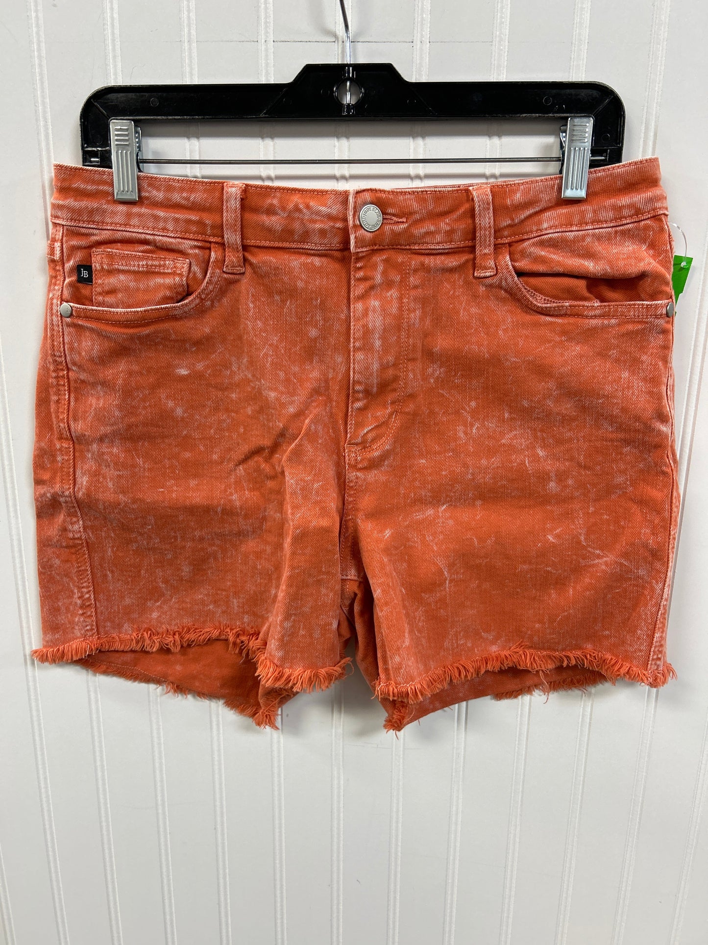 Shorts By Judy Blue In Orange Denim, Size:14