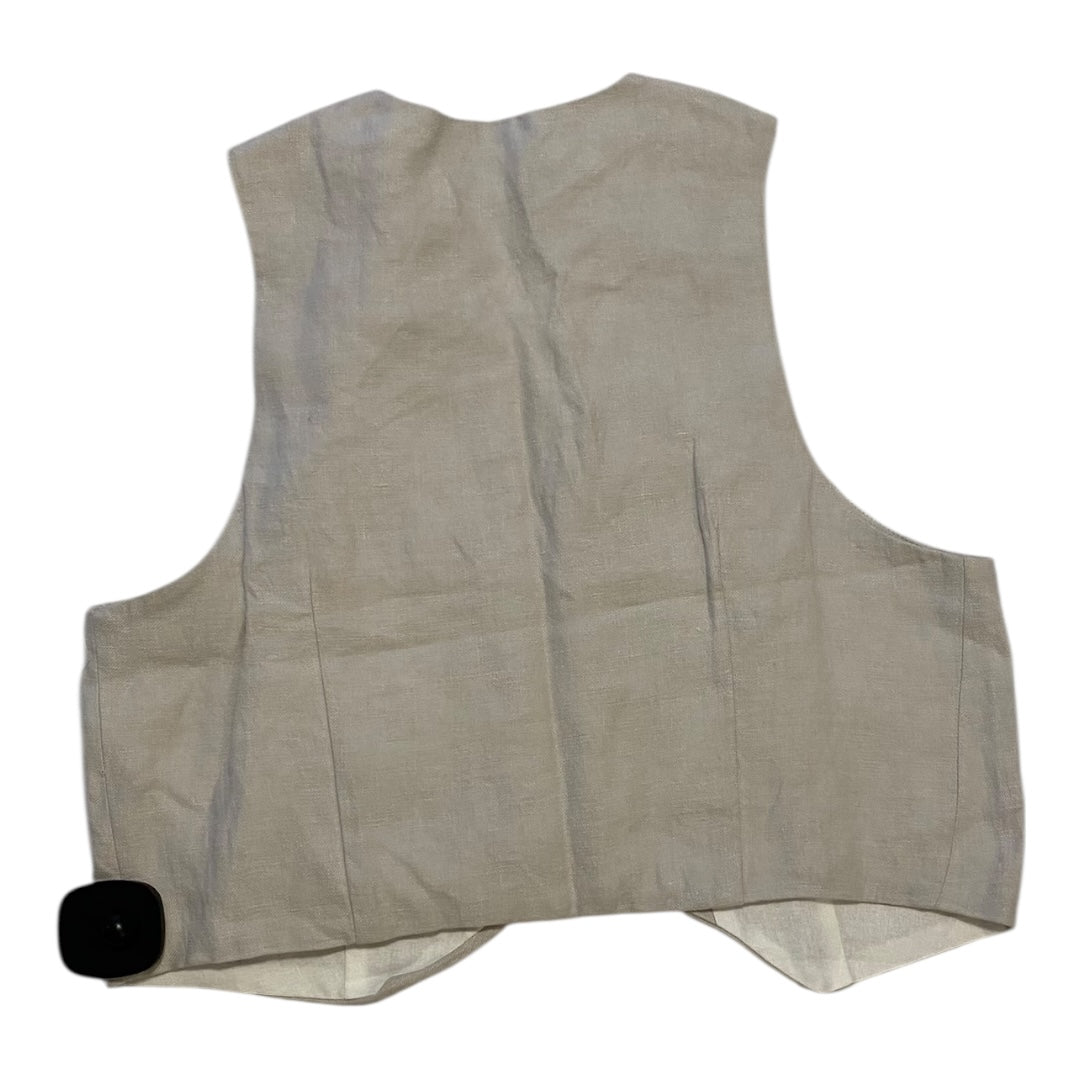 Vest Designer By OSIS - DEBBIE In Beige, Size:S