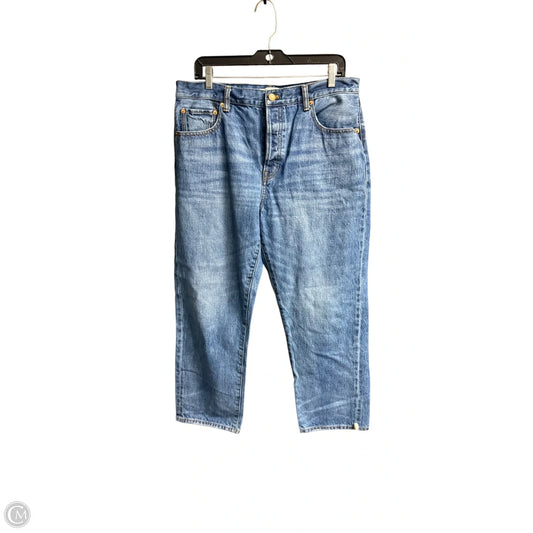Jeans Designer By Tory Burch In Blue Denim, Size: 12