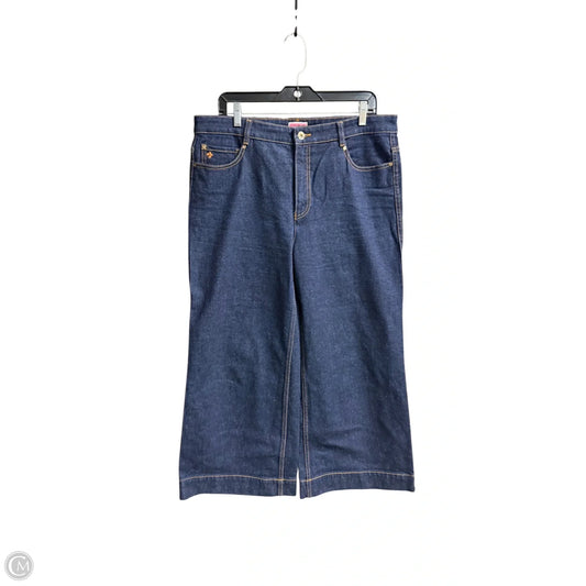 Jeans Designer By Kate Spade In Blue Denim, Size: 12