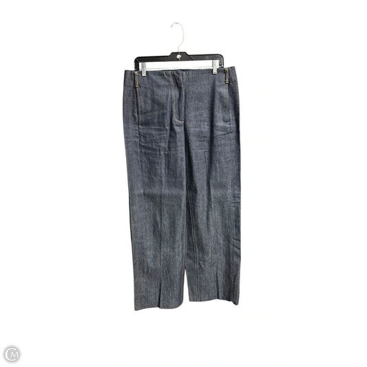 Pants Designer By Tory Burch In Blue Denim, Size: 14