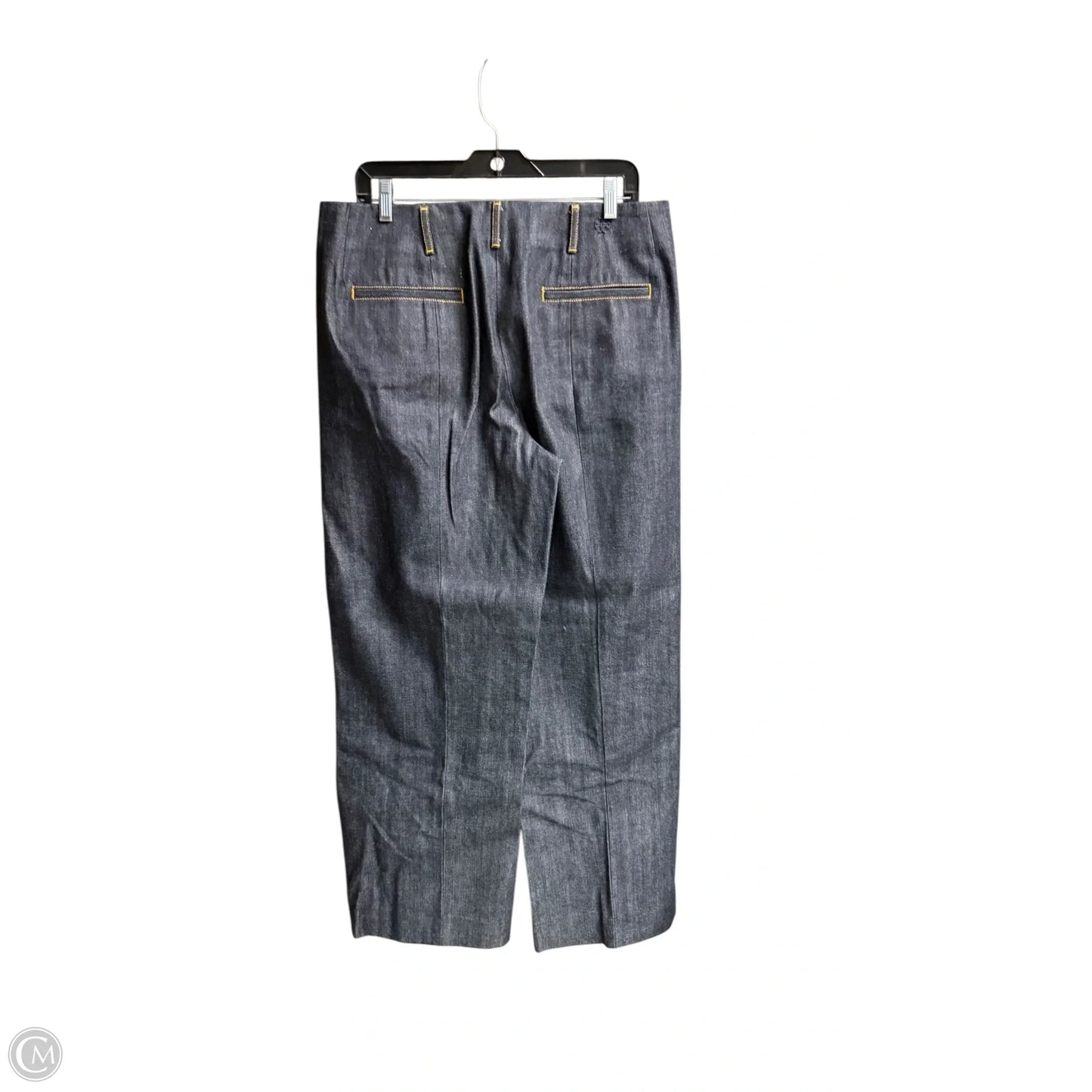 Pants Designer By Tory Burch In Blue Denim, Size: 14