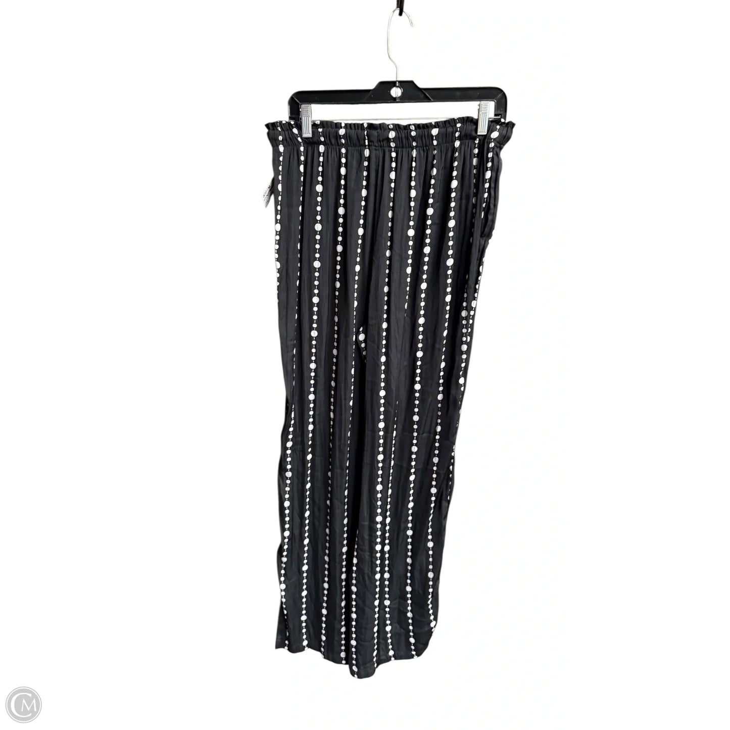 Pants Designer By Kate Spade In Black & White, Size: Xl