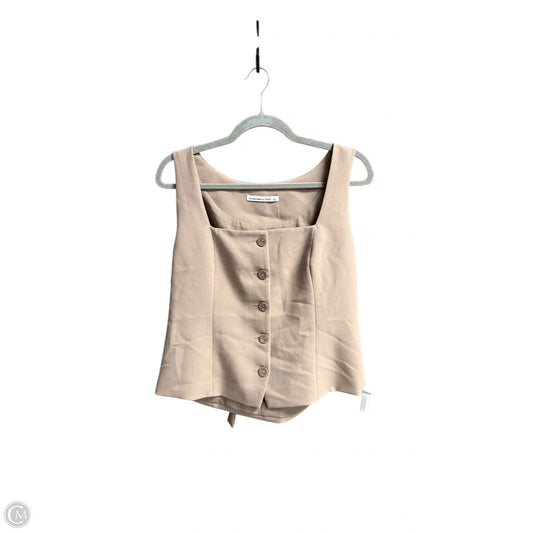 Vest Other By Abercrombie And Fitch In Beige, Size: L