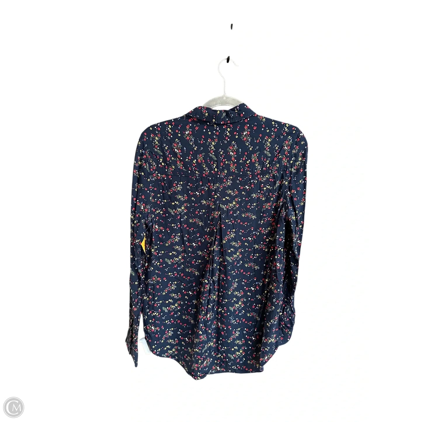 Blouse Long Sleeve By Beachlunchlounge In Navy, Size: M