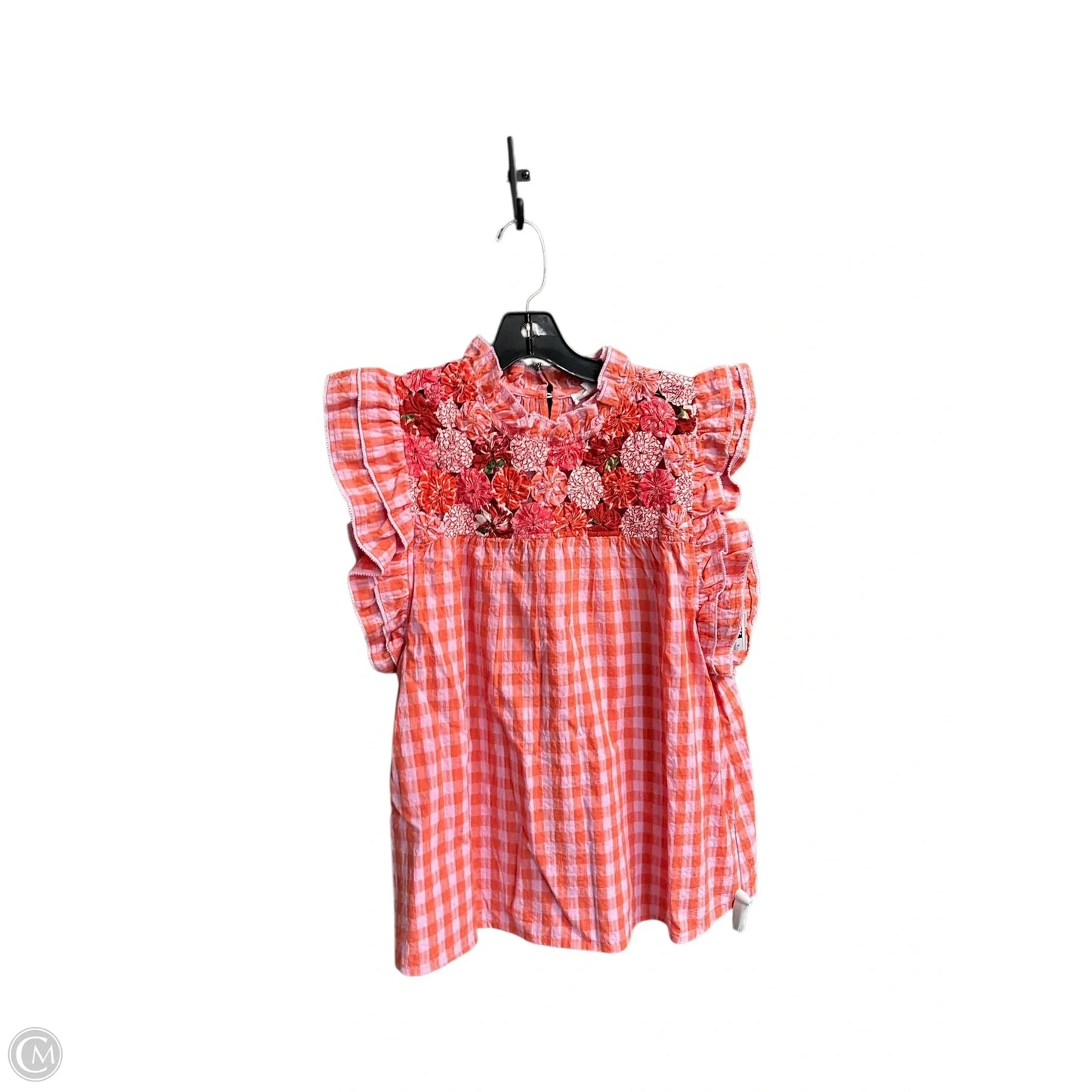 Top Sleeveless By Thml In Checkered Pattern, Size: Xl