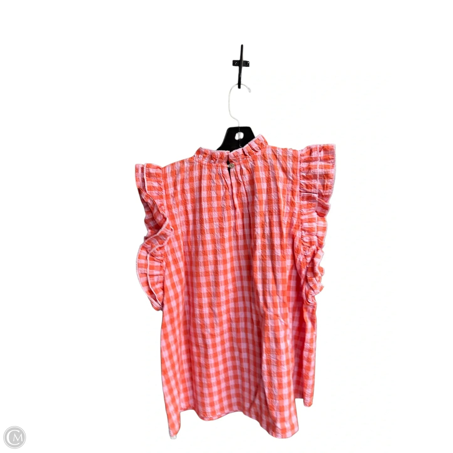 Top Sleeveless By Thml In Checkered Pattern, Size: Xl