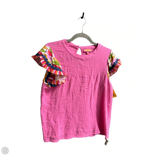 Top Sleeveless By Thml In Pink, Size: M