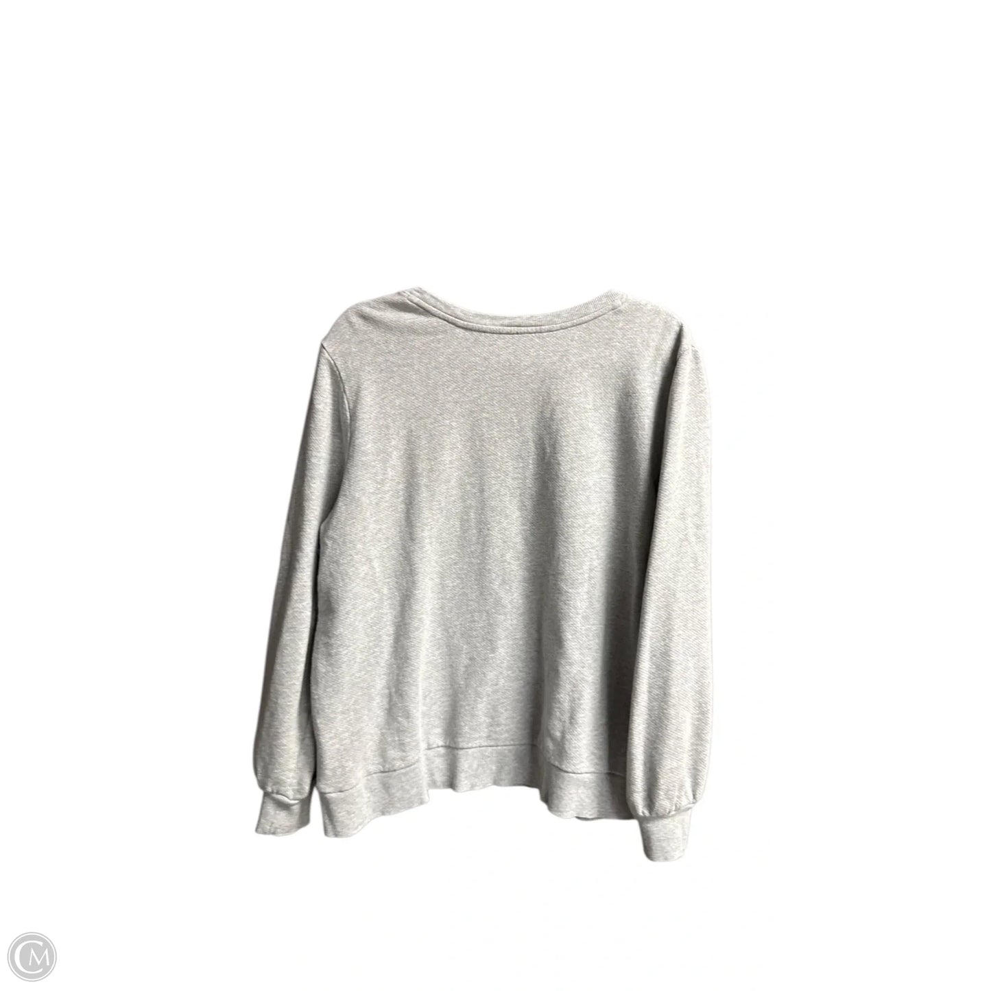 Top Long Sleeve By Loft In Grey, Size: L