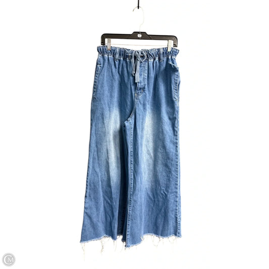 Jeans Wide Leg By Easel In Blue Denim, Size: 12