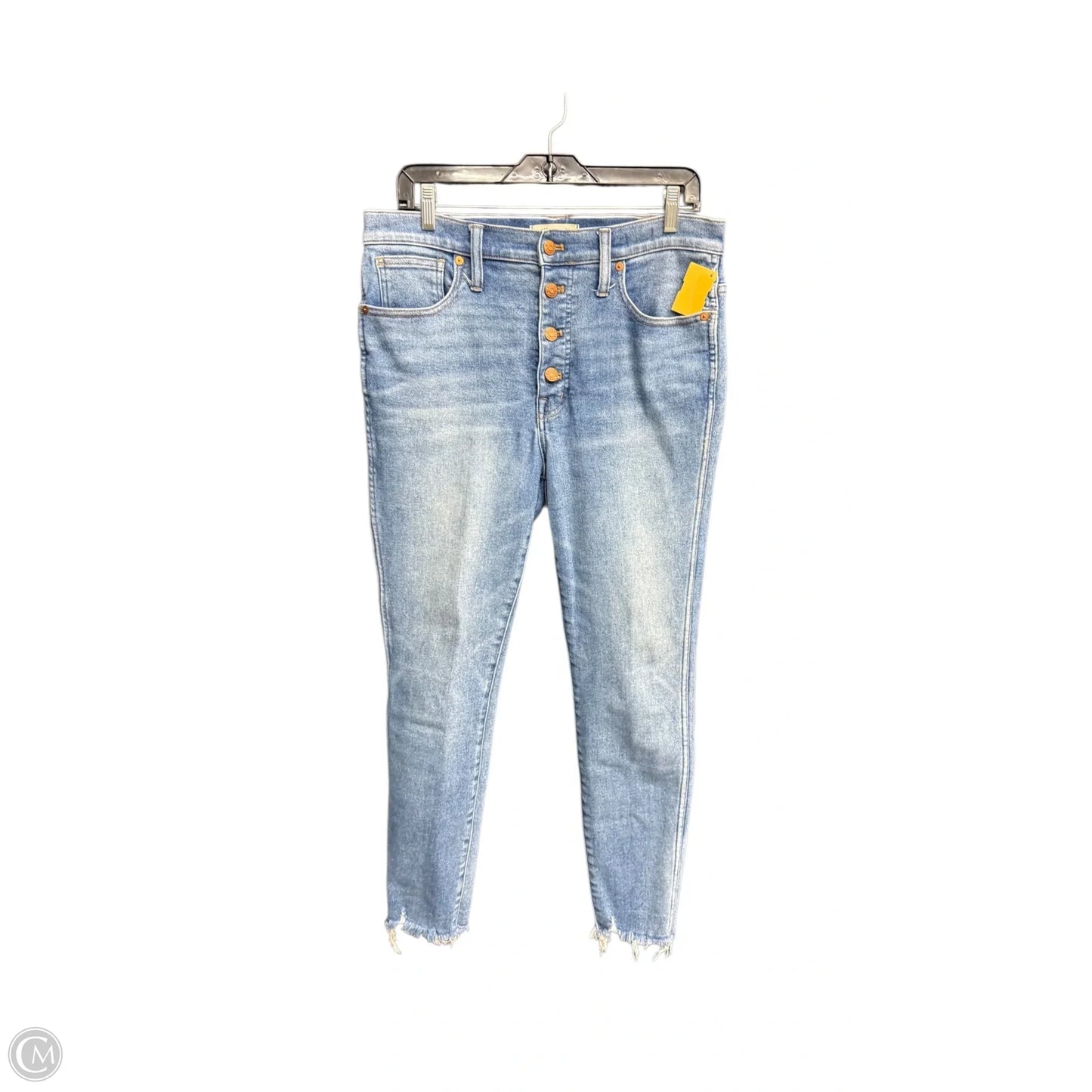 Jeans Skinny By Madewell In Blue Denim, Size: 10