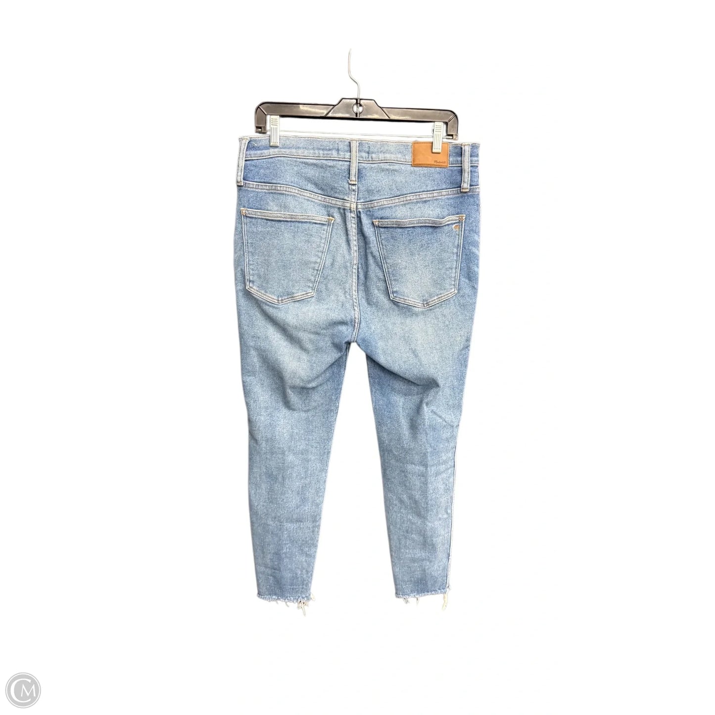 Jeans Skinny By Madewell In Blue Denim, Size: 10