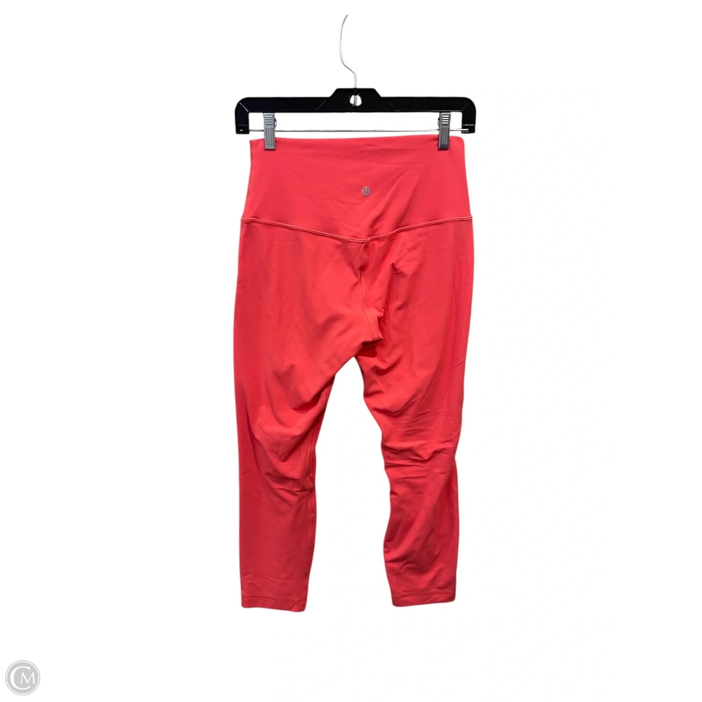 Athletic Leggings Capris By Lululemon In Coral, Size: M