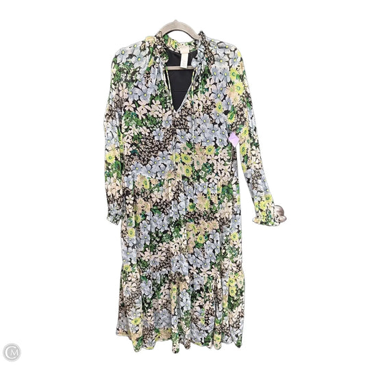 Dress Casual Maxi By H&m In Floral Print, Size: Xs