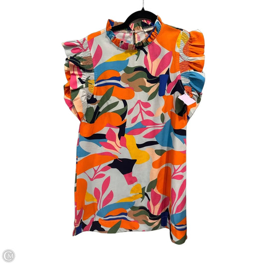 Dress Casual Short By Jodifl In Tropical Print, Size: S