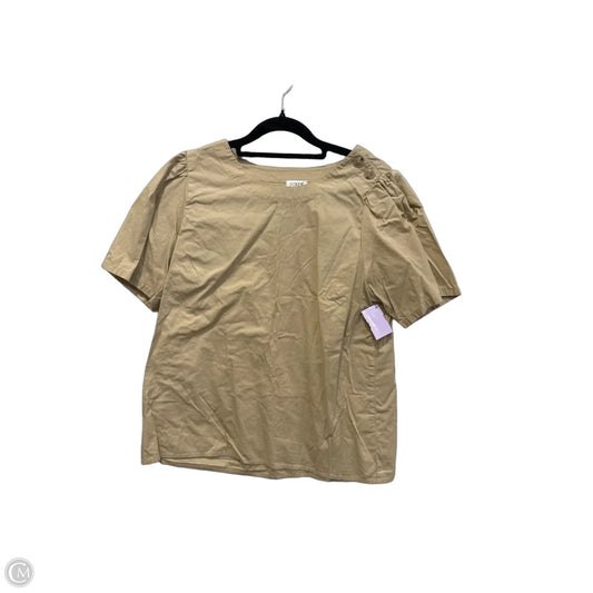 Top Short Sleeve By J. Crew In Beige, Size: S