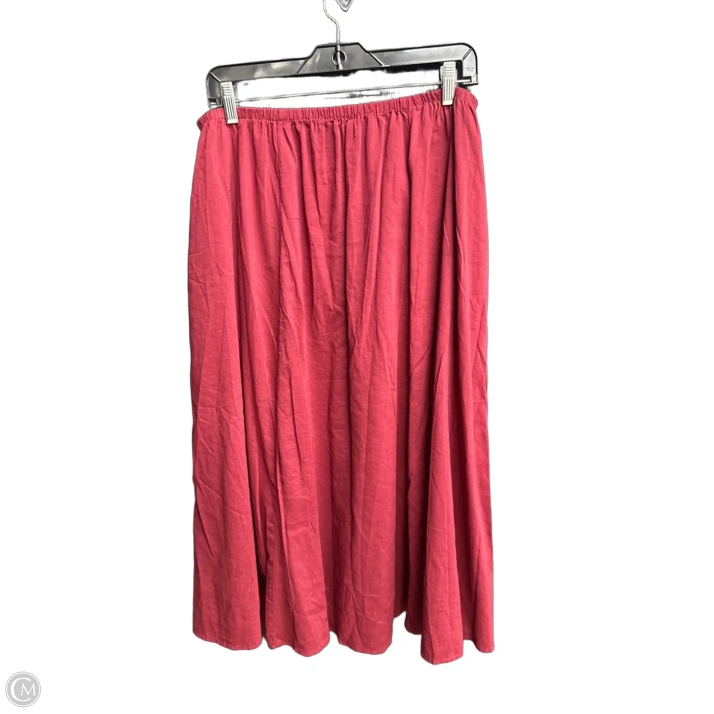 Skirt Midi By A New Day In Maroon, Size: 8