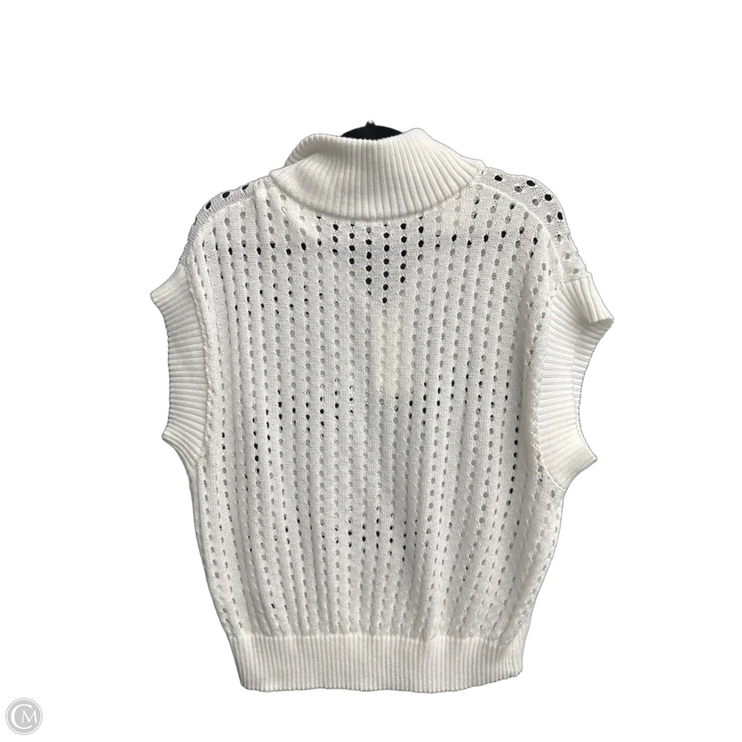 Top Sleeveless By Clothes Mentor In White, Size: S