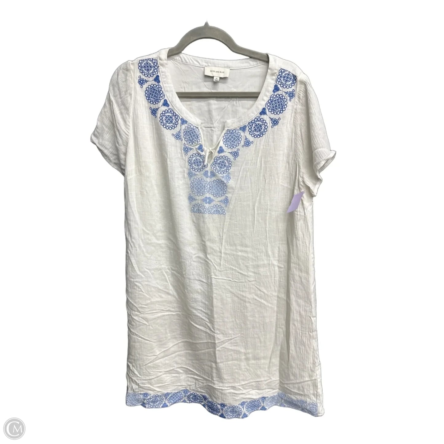 Dress Casual Short By Skies Are Blue In White, Size: M