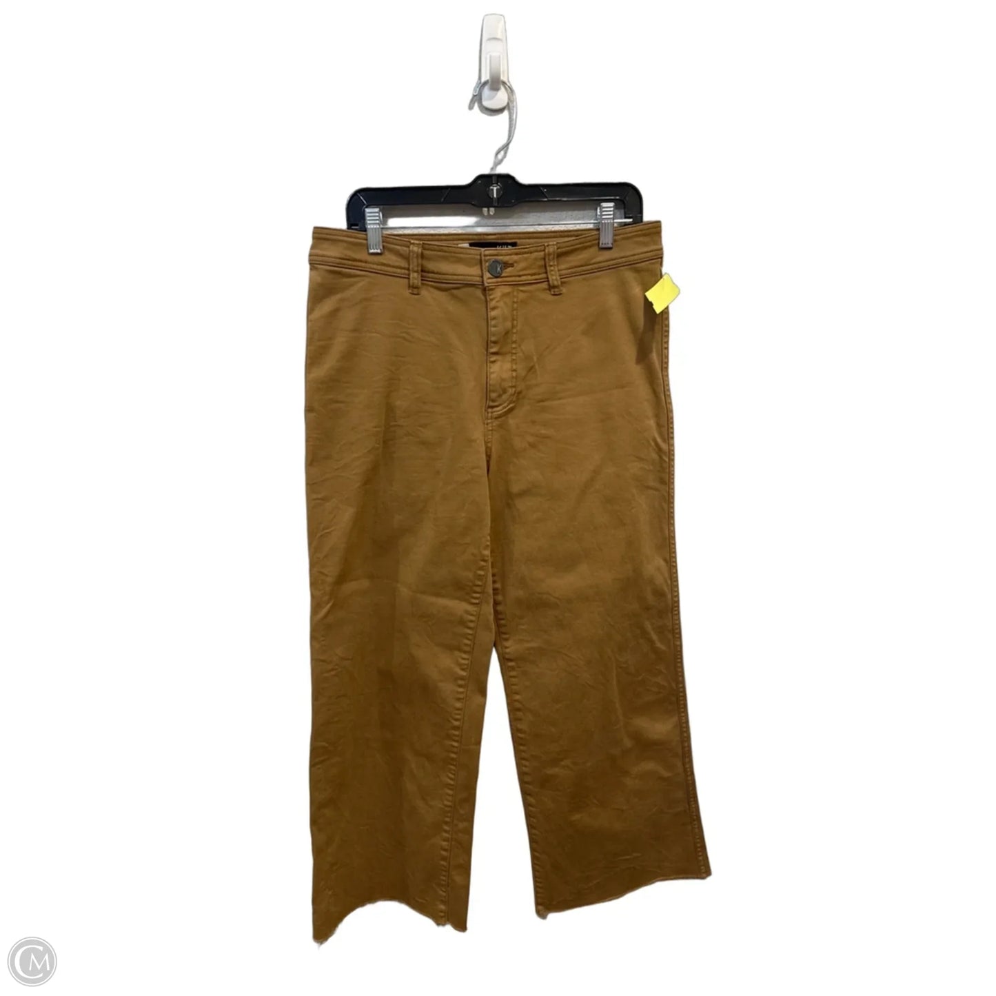 Jeans Cropped By Kut In Brown Denim, Size: 12