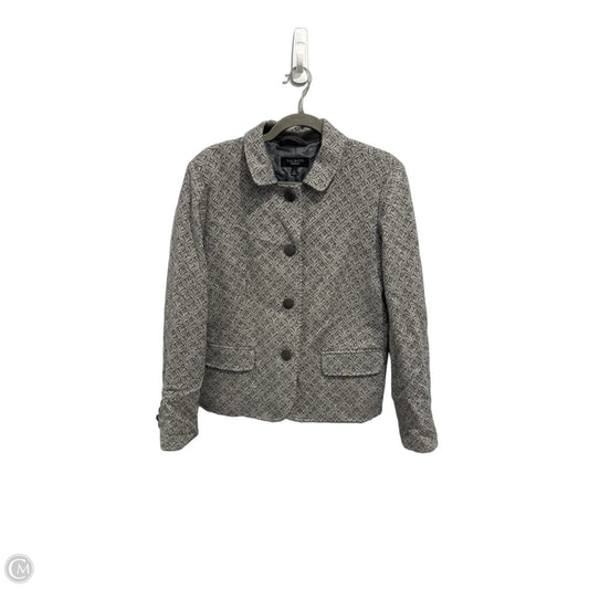 Coat Peacoat By Talbots In Grey, Size: L