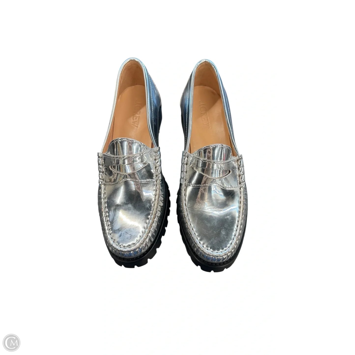 Shoes Heels Platform By J. Crew In Silver, Size: 10