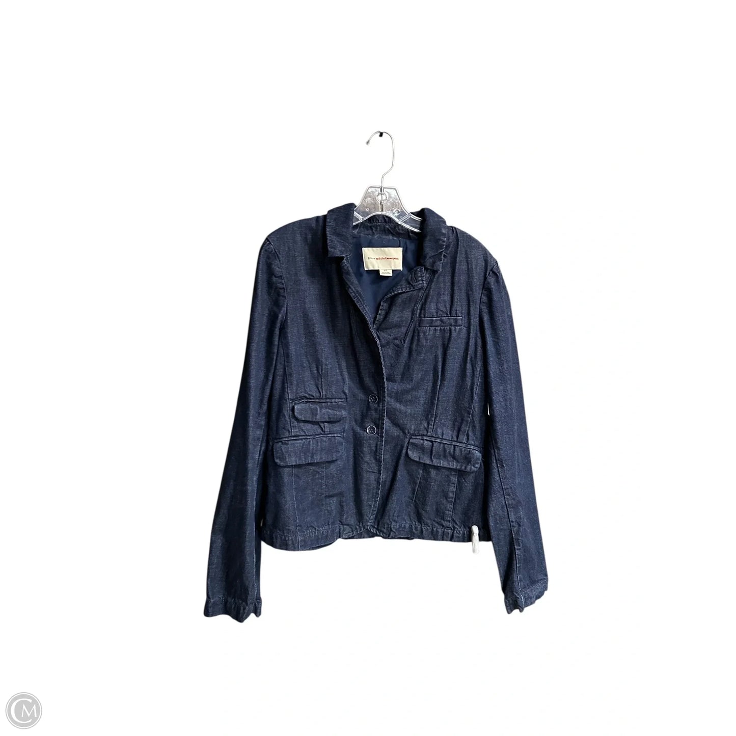 Jacket Denim By Pilcro In Blue Denim, Size: L