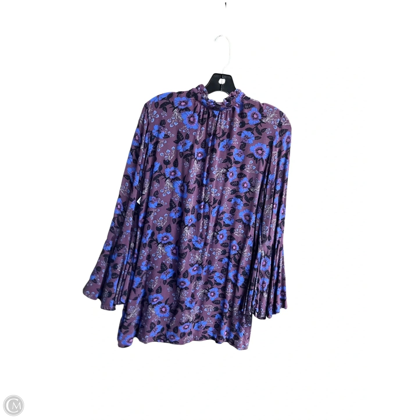 Top Long Sleeve By Free People In Floral Print, Size: S