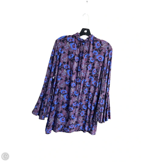 Top Long Sleeve By Free People In Floral Print, Size: S