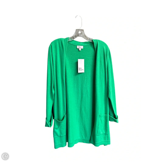 Cardigan By Kim Rogers In Green, Size: M