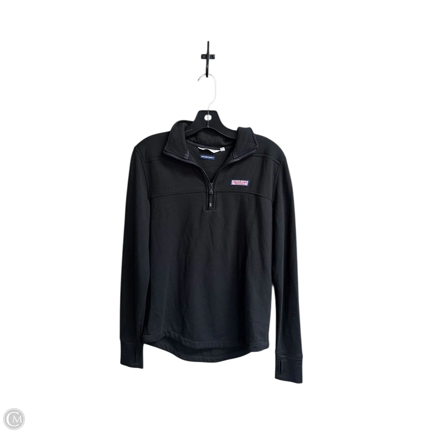 Sweatshirt Collar By Vineyard Vines In Black, Size: Xs