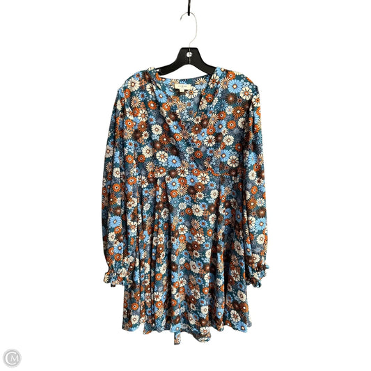 Dress Casual Midi By Umgee In Floral Print, Size: L