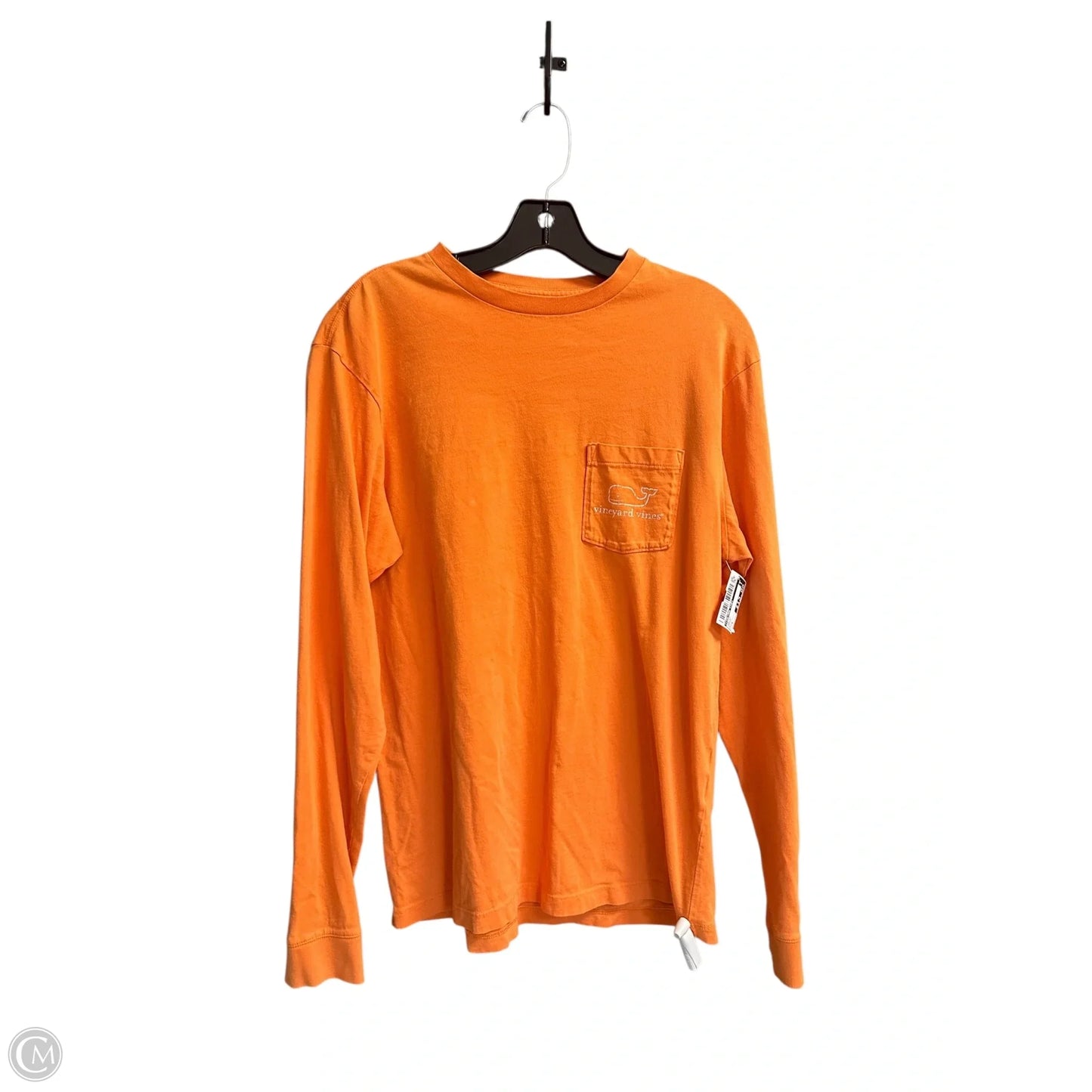 Top Long Sleeve By Vineyard Vines In Orange, Size: S
