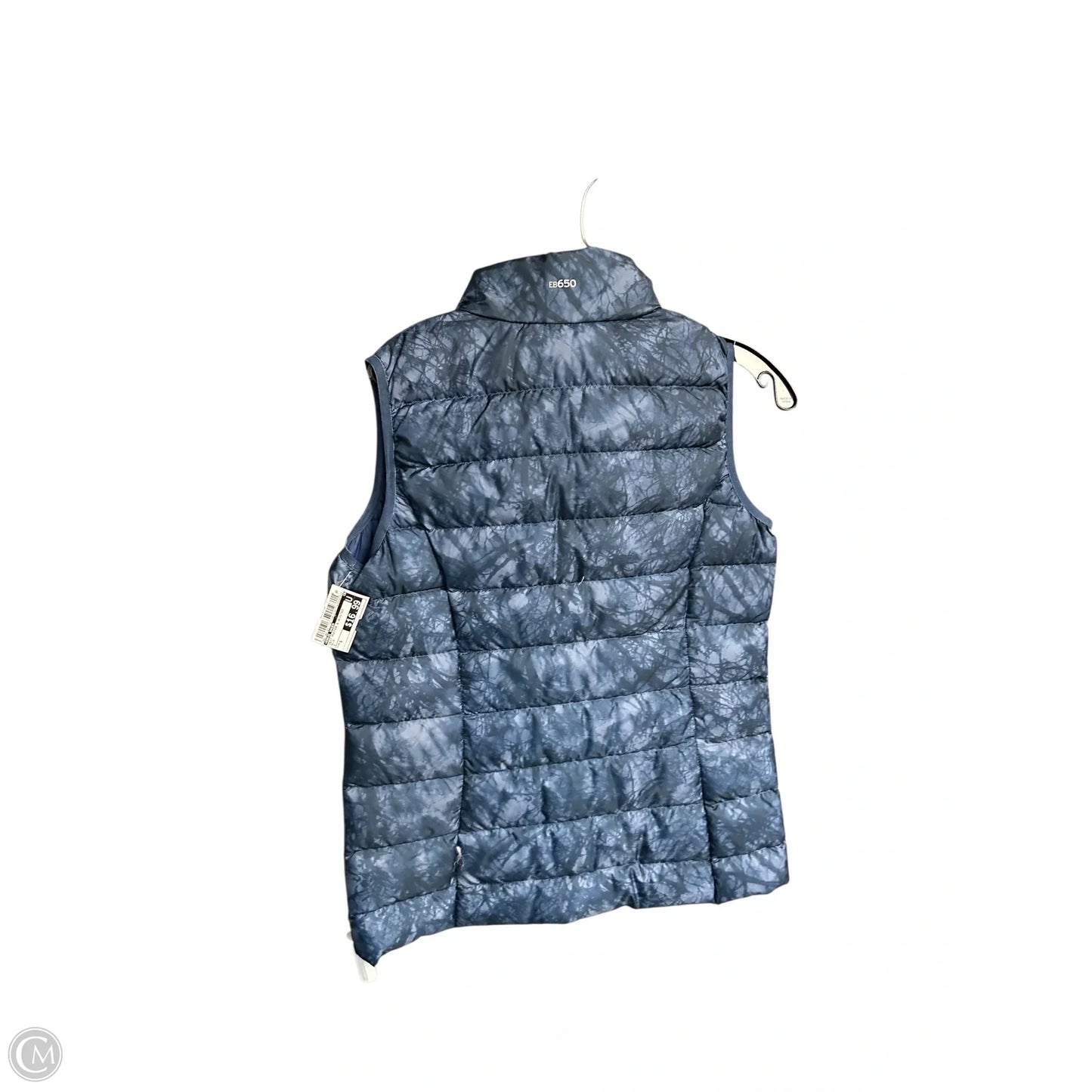 Vest Puffer & Quilted By Eddie Bauer In Blue, Size: S