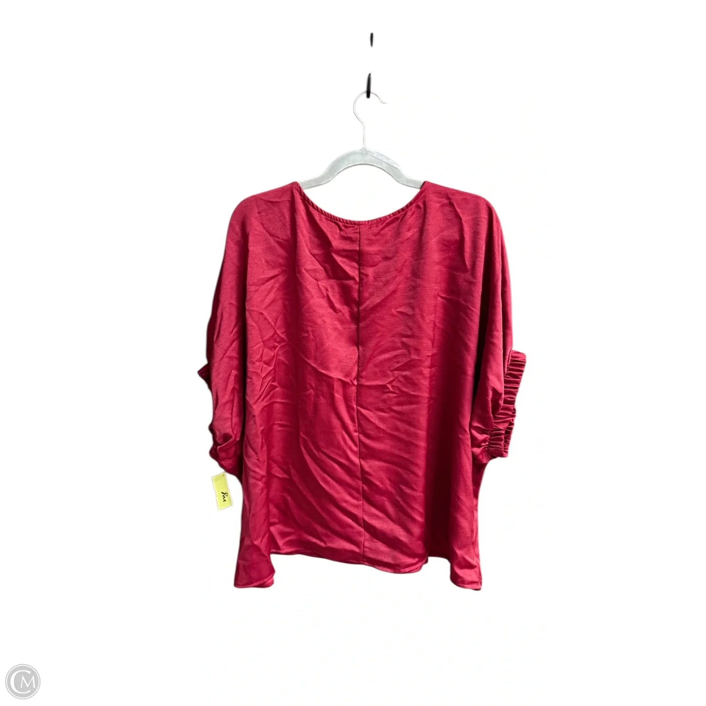 Top Short Sleeve By Entro In Red, Size: L