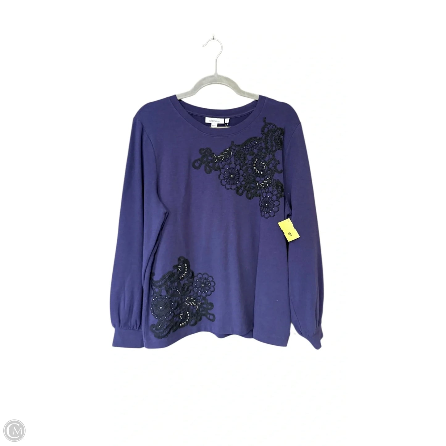 Top Long Sleeve By Chicos In Purple, Size: 2