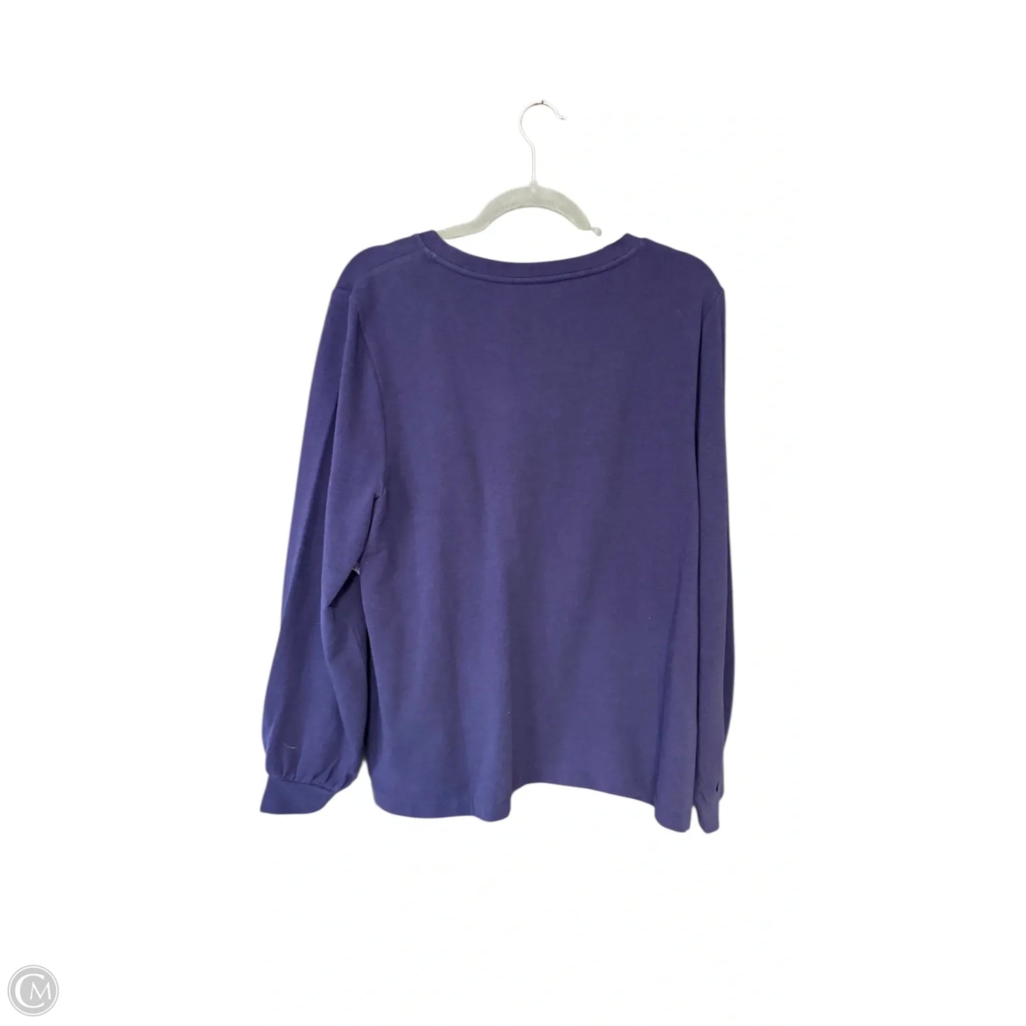 Top Long Sleeve By Chicos In Purple, Size: 2