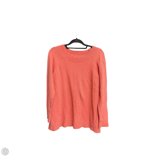 Sweater By Loft In Peach, Size: M