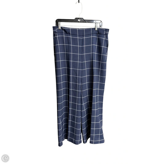 Pants Dress By Chicos In Blue & White, Size: 10