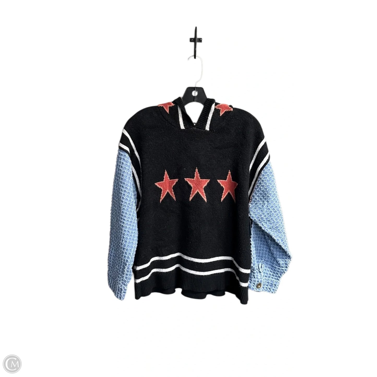 Sweatshirt Hoodie By Pol In Multi-colored, Size: S