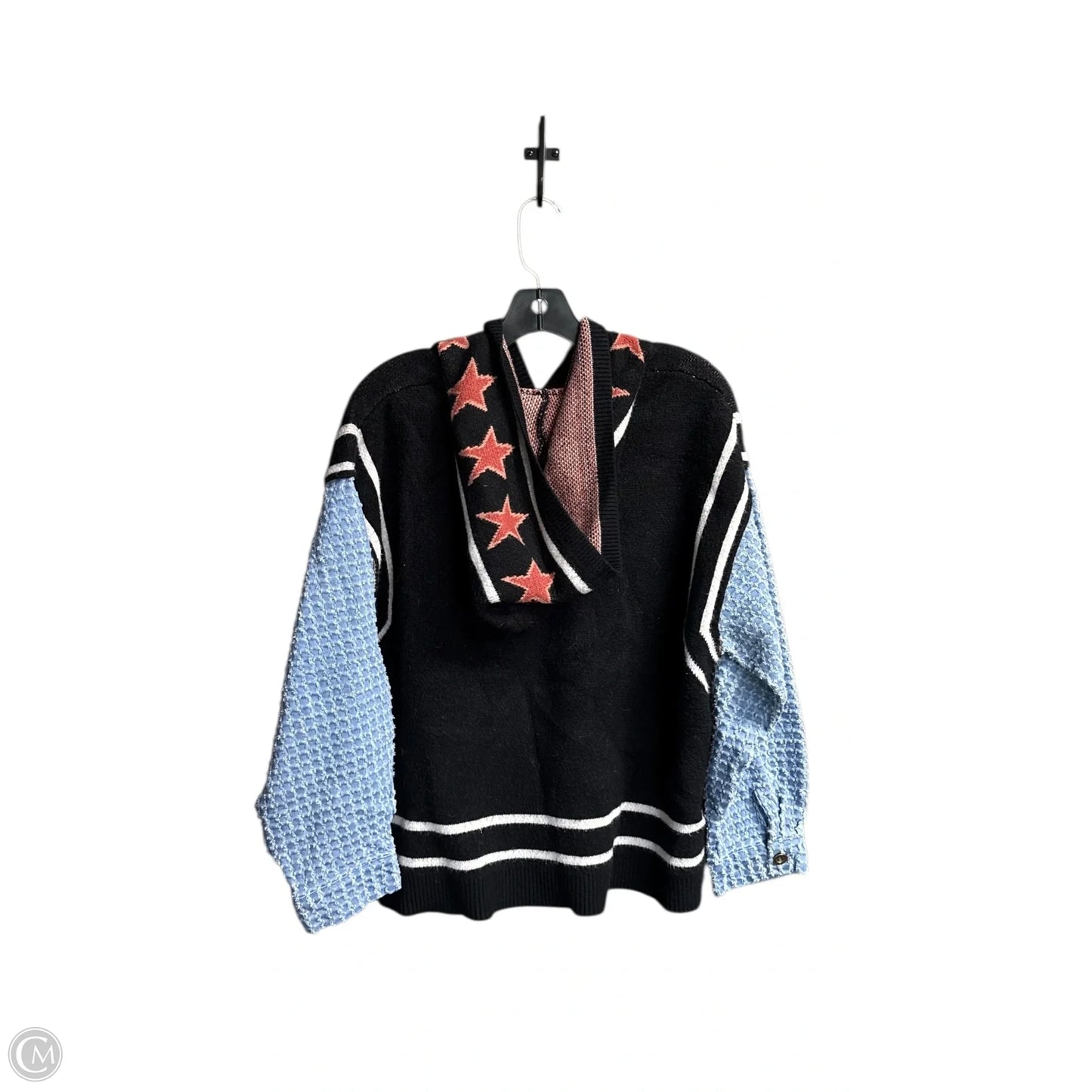 Sweatshirt Hoodie By Pol In Multi-colored, Size: S