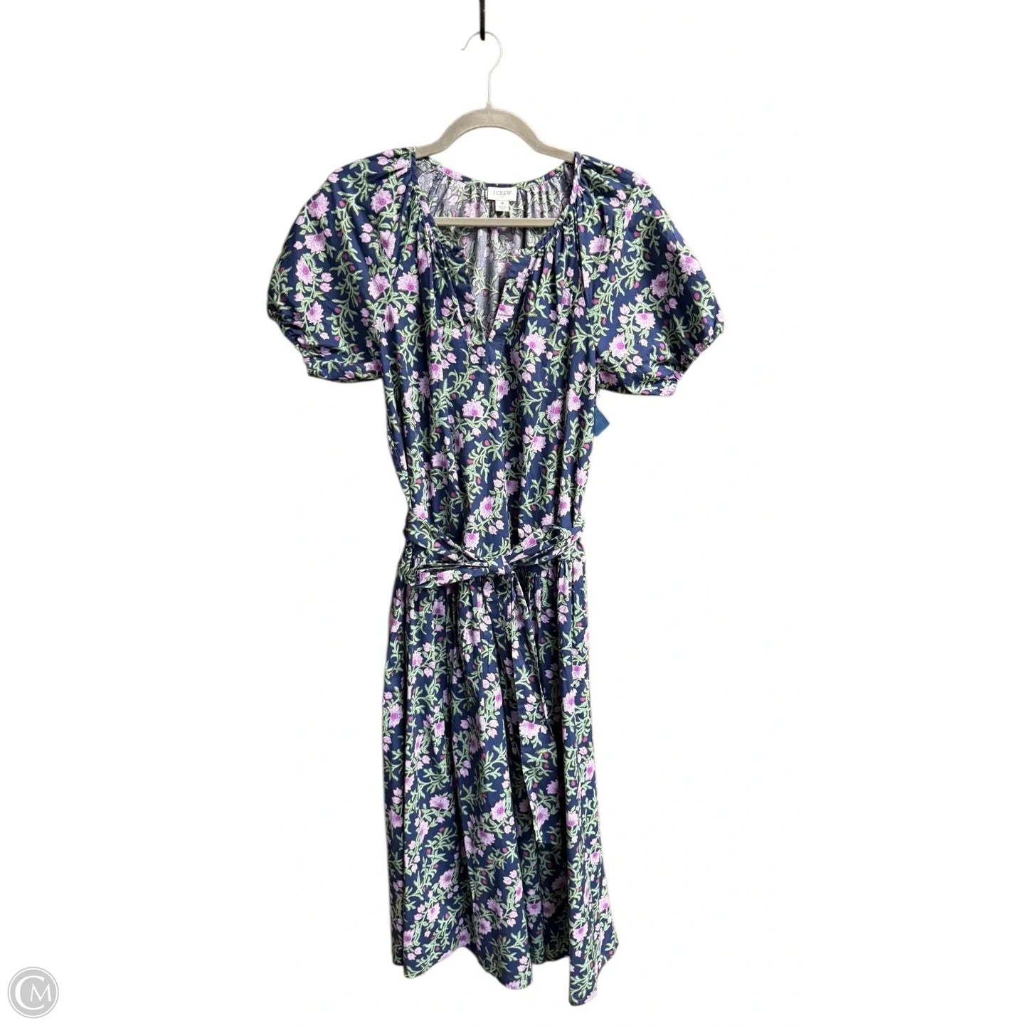 Dress Casual Midi By J. Crew In Floral Print, Size: S