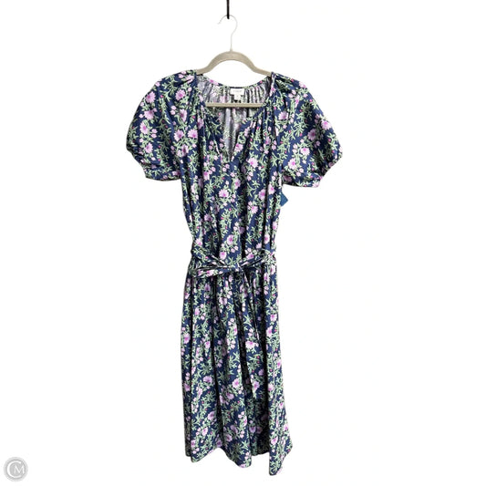 Dress Casual Midi By J. Crew In Floral Print, Size: S