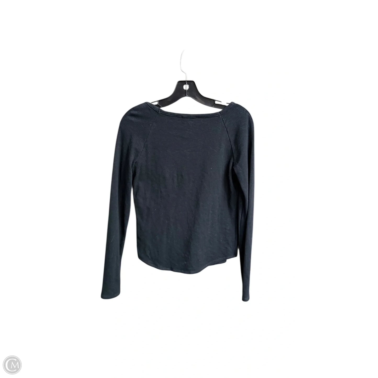 Top Long Sleeve By Madewell In Black, Size: S