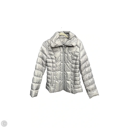 Jacket Puffer & Quilted By Kenneth Cole In Grey, Size: S